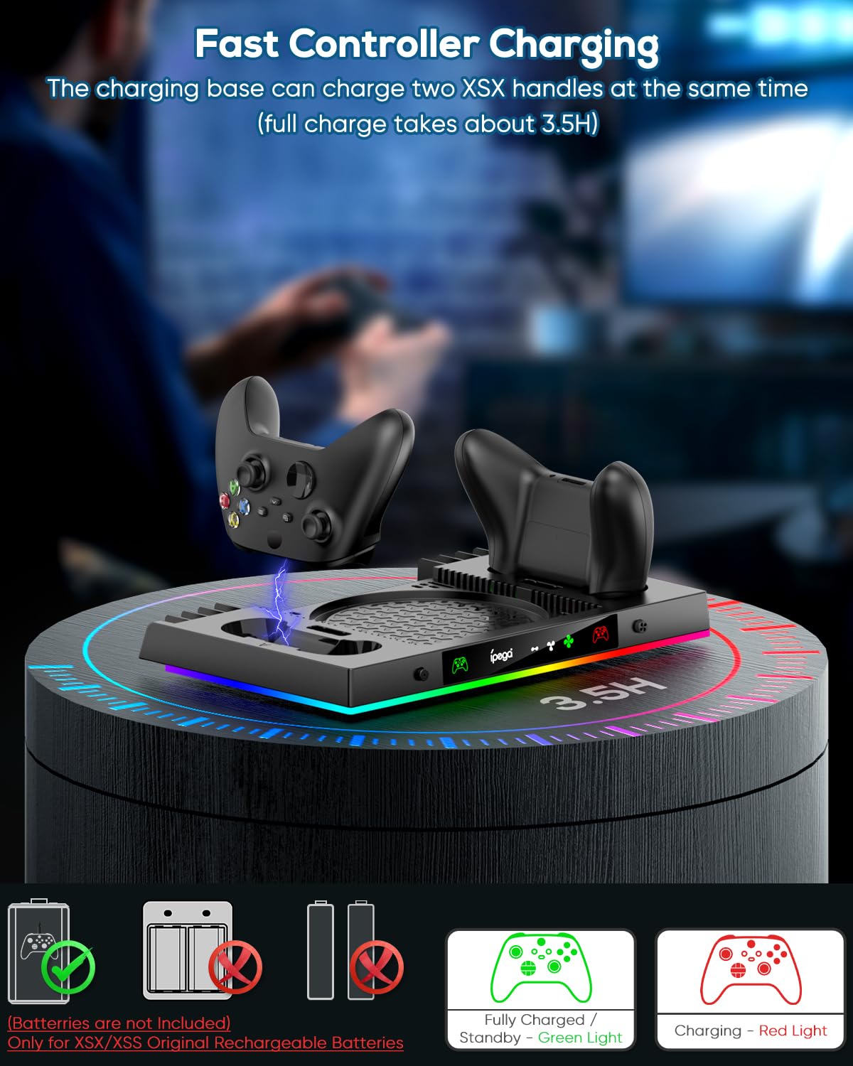 Prociv Xbox Series X RGB Cooling & Charging Station photo 3