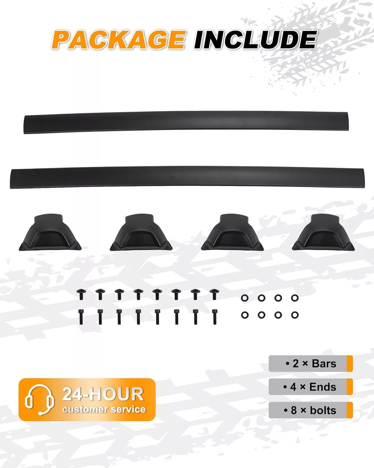 220lbs Roof Rack Cross Bar for 2023-2025 Honda CR-V CRV Hybrid Luggage Carrier