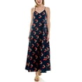 thumbnail image 4 of Nicole Miller Women's Maxi Slip Dress With Built In Bra, Sizes S-XL, 4 of 8