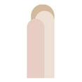 thumbnail image 4 of Arched Wall Art Sticker 3 Colors PVC Peel and Stick Decorative Wallpaper for Bedroom Living Room Office, 4 of 6