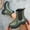 Army Green, variant on Women's Platform Lug Sole Boots Side Zipper Elastic Slip On Non Slip Fashion Ankle Booties Orange