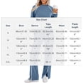 thumbnail image 3 of Women 2 Piece Lounge Sets Sweatsuit 2026 Spring Fall Long Sleeve Sweatshirt & Side Slit Wide Leg Pants with Drawstring Stripe Color Block Tracksuit Travel Outfits Loose Fit Athletic Outfits, 3 of 9