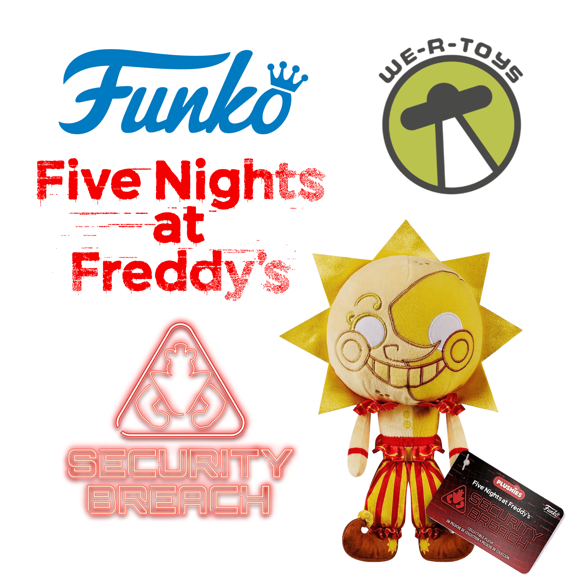 Funko Five Nights at Freddy's Security Breach Sun 7-Inch Plush - *PREO