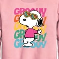 thumbnail image 2 of Peanuts - Groovy Stacked - Toddler And Youth Crewneck Fleece Sweatshirt, 2 of 5