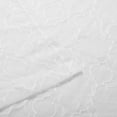 thumbnail image 4 of Embroidered Imperial Trellis Sheer Grommet Curtain Panel Set by Blue Nile Mills, 52" x 84", White, 4 of 4