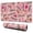 Pink Breast Cancer-2, variant on Long Mouse Pads for Desk,Pink Breast Cancer and Pioneer Flower Desk Mats on Top Of Desks, Desk Mouse Pad Extra Large with 3mm Non-Slip Base and Stitched Edge for Gaming,Office,Work,Home 31.5x11.8in