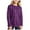style-02 Purple, variant on Shirts for Little Girls Girls Long Sleeve Shirts Kids Textured Crewneck Tops Casual Cute Blouse Tee Size 5T 6T (Purple,5-6 Years)