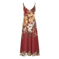 thumbnail image 4 of Robes pour Femmes, Robes Sans Manches Mode Imprimé Bretelles, 4 of 5