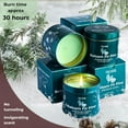 thumbnail image 5 of Balsam Fir Pine - Soy Candles for Home Scented - Pack of 3 x 5oz Natural Clean Non Toxic - for Fall Winter Christmas Holidays - Long Lasting Highly Scented Pet Safe - Velas Aromáticas para el Hogar, 5 of 9