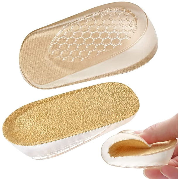 Copas de talón de gel de silicona: almohadillas para zapatos para aliviar el dolor, fascitis plantar, cojín de soporte de inserción, suela de absorción de impactos y copa de talón para el Sincero Hogar