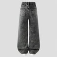thumbnail image 5 of Taybagh Jeans for Girls Solid Color Girls Baggy Sweatpants Plus Size Wide Leg Jeans Teen Comfy Clothes, 5 of 5