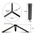 thumbnail image 2 of Lightweight Mini Desktop Tripod Aluminum Alloy Tripod Stand with 1/4 Inch Screw Wrench for DSLR Camera Camcorder Projector, 2 of 7