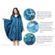 thumbnail image 2 of Advancent Mujeres Hombres Capa de lluvia Cremallera frontal Transpirable Poliéster Ropa impermeable Camping Viajar Capa impermeable portátil Paraguas de lluvia Verde, 2 of 6
