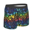 thumbnail image 3 of Balery Magical Mushrooms and Flowers Men's Boxer Briefs, Soft and Breathable Cotton Underwear with nylon Waistband-Large, 3 of 9