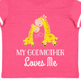 thumbnail image 4 of Inktastic My Godmother Loves Me Giraffe Boys or Girls Toddler T-Shirt, 4 of 5