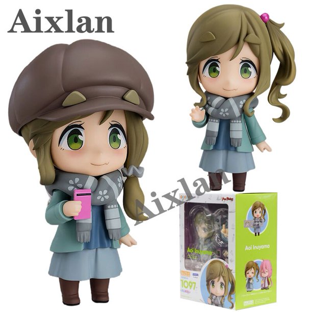 Figura de acción de campo desenfadado de 12CM, Kakamigahara, Nadeshiko, Inuyama, Aoi Shima Rin, modelo de colección de PVC, muñeca, juguetes, regalo Gong Bohan LED