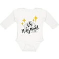 thumbnail image 3 of Inktastic Oh Holy Night Christmas Nativity with Yellow Stars Boys or Girls Long Sleeve Baby Bodysuit, 3 of 5