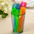 thumbnail image 5 of Juvale Neon Plastic Silverware Set - 216 Pieces, Multicolor - Forks, Spoons & Knives, Colorful Plastic Utensils for Luau & Pool Parties, Summer Celebrations, 5 of 9