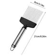 thumbnail image 3 of Stainless Steel Onion Slicer, Multifunctional Kitchen Onion Holder for Slicing, Large Onion Cutter Vegetable Chopper, Easy-Clean Kitchen Slicer Assistant with Neat Guide & Tenderizer, 2Pcs, 3 of 9