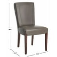 thumbnail image 7 of Safavieh Ken 19''H Rustic Classic Leather Side Chair, Set of 2, 7 of 7