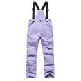 thumbnail image 6 of Staki Ski Suit for Kids Kids Snow Bib Winter Ski Overalls for Girls Outdoor Snowsuit Windproof Snowboarding Snowpants 4T,5T,6Y,7Y,8Y,9Y,10-12Y(Purple,9-10 Years), 6 of 7