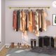 thumbnail image 3 of Estante de Ropa LUVODI Dorado 180cm Perchero Industrial Ahorro de Espacio, 3 of 10