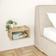 thumbnail image 5 of Buró Flotante MORU, AIRE Roble 2 piezas, Mesita de Noche, Muebles para recámara Moderno Minimalista, Mesa Auxiliar de Almacenamiento Tipo Librero, buros para recámara, mesa de noche para recámara, 5 of 8