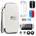 thumbnail image 1 of Estuche Protector y Bolsa de Almacenamiento para Switch Oled Blanco BLOOSOM, 1 of 4