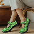 thumbnail image 4 of Psesaysky Four-Leaf Clovers Velcro Casual Shoes for Women Girls Hook & Loop Printed Shoes Anti-Slip Wear-Resistant Sneakers Size 5.5-10, 4 of 7