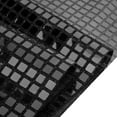 thumbnail image 3 of Unique Bargains 1 Pack Silver Table Flags Long Plaid Sequin Table Runners Black 13"x71", 3 of 6