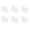 White, variant on Lovskoo 6 Pairs Newborn Baby No Scratch Mittens Unisex Newborn Elastic Cotton Wrist Gloves Infant Toddler Anti Sensitive Mittens Set Free Size Black