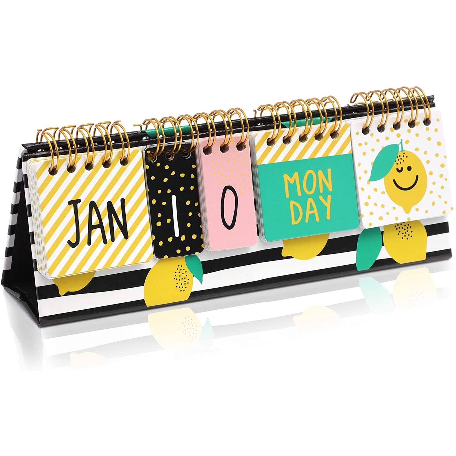1PC 2020 Calendar Cartoon Mini Cat Hamster Desktop Paper Daily Scheduler Table 