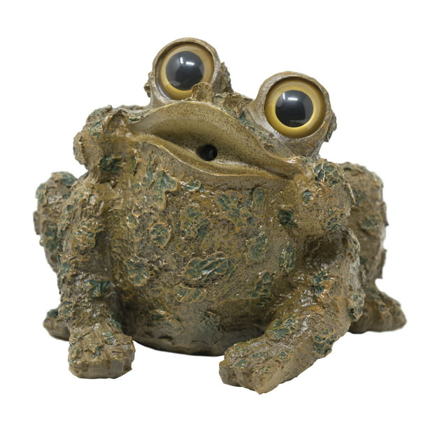 Michael Carr Designs Norton Croaker Brown Statue Outdoor Toad Figurine ...