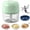 Light green, variant on Electric Mini Food Chopper with Type-C Charging, 260ml Cordless Garlic Mincer and Onion Vegetable Cutter, Portable Food Processor for Baby Food