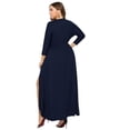 thumbnail image 2 of Maxi Vestido Largo De Fiesta Elegante Sexi Talla Extra Plus Dara Baby  Vest029, 2 of 9