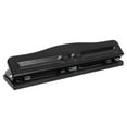 thumbnail image 1 of Hole Puncher, Hole Punch, Iron, Adjustable, 3 Holes, for Adults Paper, 1 of 7