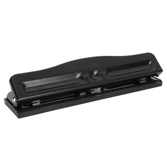 Hole Puncher, Hole Punch, Iron, Adjustable, 3 Holes, for Adults Paper