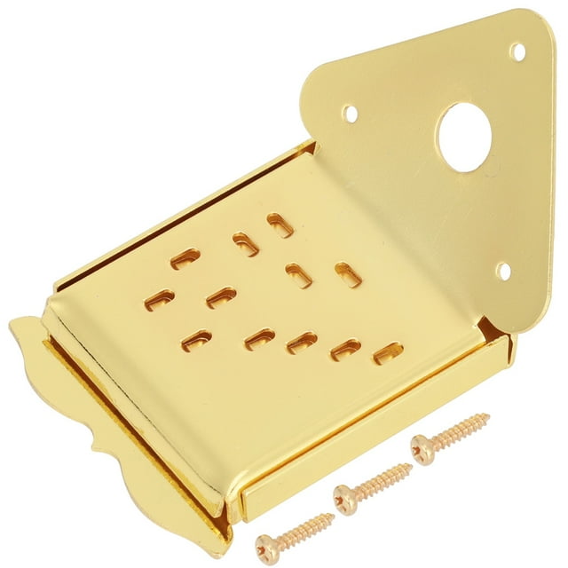 Mandolina Cable Pull Board Tipo curvado Acero Exquisitos accesorios para instrumentos musicales (QB11 doré avec motive)