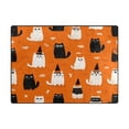 thumbnail image 3 of Non-Slip Area Rug 80x58in Indoor Washable Floor Mats Carpet Printed for Living Room, Bedroom, Home Decor Black Cat and White Cat, 3 of 7