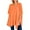 Orange, variant on Women's V-Neck Loose Fit Pullover Sweater, Soft Batwing Sleeve Top with Asymmetrical Hem, Casual Fall Fashion 2025, Comfortable Knitwear for Daily Wear and Going Out Coffee L