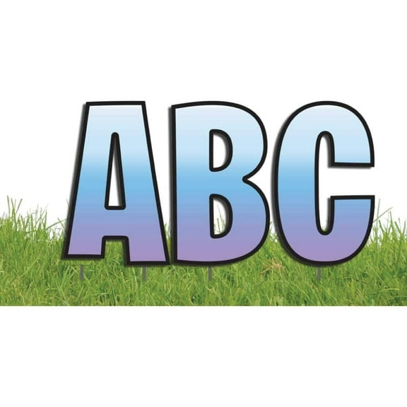 Victory Store Battle Royale Videogame Themed Yard Sign Letters Set 12761