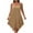 Khaki, variant on yillto Womens Plus Size Dress Sleeveless Tank Dress Loose Flowy Cover ups Beach Swimsuit Sundress