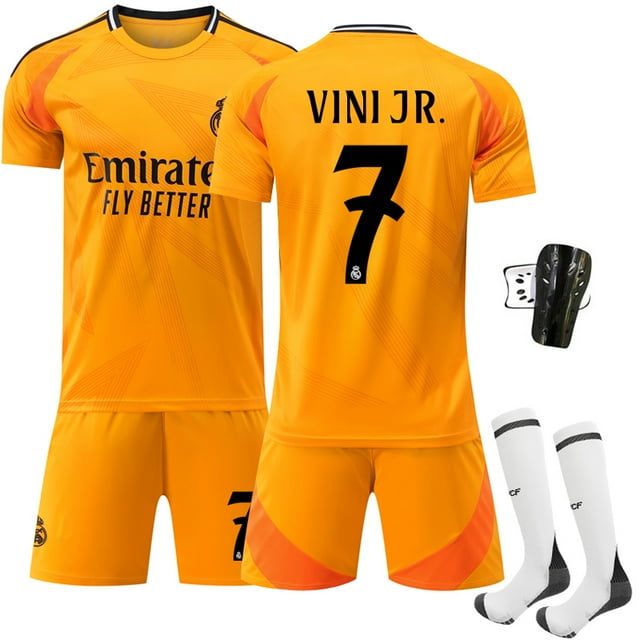 2024 Mens Kids KROOS 8# VINI JR.7# BELLINGHAM 5# RODRYGO 11# Football Soccer Jersey