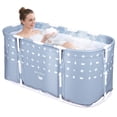 thumbnail image 2 of SUSUchens  Collapsible Portable Family Soaking Tub for Adults,45" Large Foldable Bathtub for Shower Stall,Non-inflatable Spa Tub for Hot, Ice Bath,No Installation Required (Grey), 2 of 10