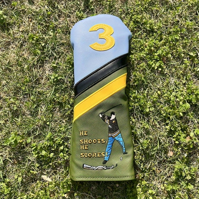 1pc/4pcs Funny Design Cover For Various Club, Golf Club Head Cover, Golf Accessories FW 3