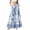 Blue, variant on Iyufng Floral Printed Wide Leg Pants for Women, High Waisted Drawstring Relaxed Fit Beach Pants with Side Pockets