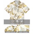 thumbnail image 5 of COOFANDY Hawaiian Shirt for Men Short Sleeve Button Down Shirt Men Vacation Shirts Beach Summer Shirts, 5 of 6