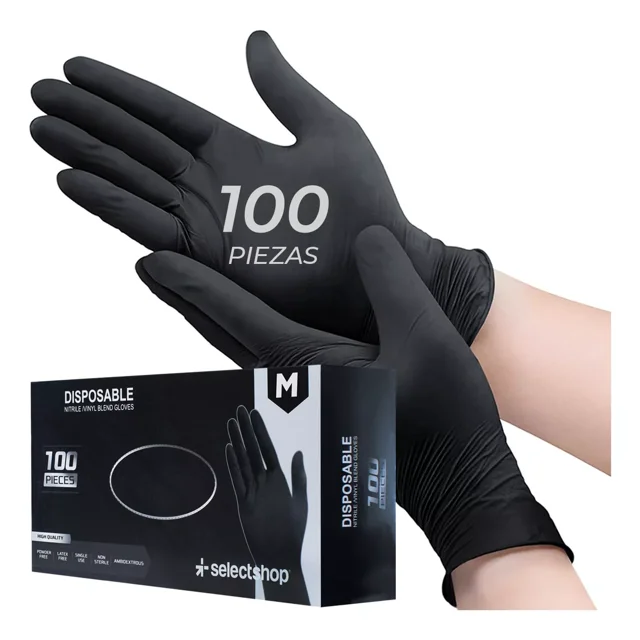Guante Vinil Synmax Nitrilo Libre De Latex