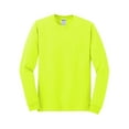 thumbnail image 6 of Gildan Men’s Hi-Vis Long Sleeve Work T-Shirt, Heavy Cotton, Safety Green and Orange, 3-Pack, S, 6 of 6