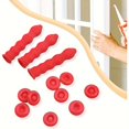 thumbnail image 7 of 10pcs Caulking Covers Caulking Saving Covers Caulking Seal Saver Open Caulking Tube Covers For Sealing And Saving Red, 7 of 7
